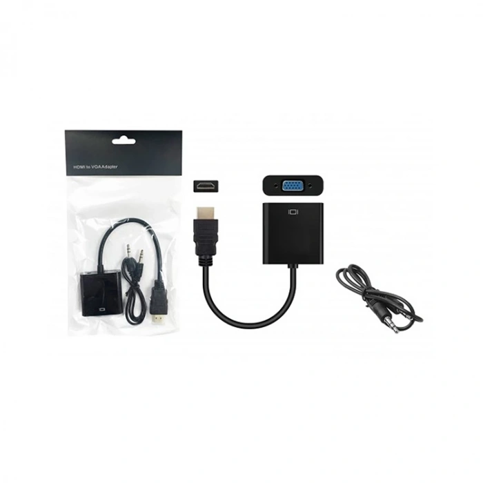 PLATOON PL-7237 HDMI TO VGA ÇEVİRİCİ KABLO