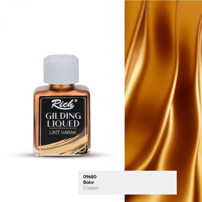 RİCH 70024 LİKİT VARAK (GILDING LIQUED) 75cc BAKIR (COOPER)