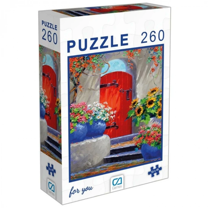 CA GAMES 260-6001 KIRMIZI KAPI PUZZLE 260 PRÇ.