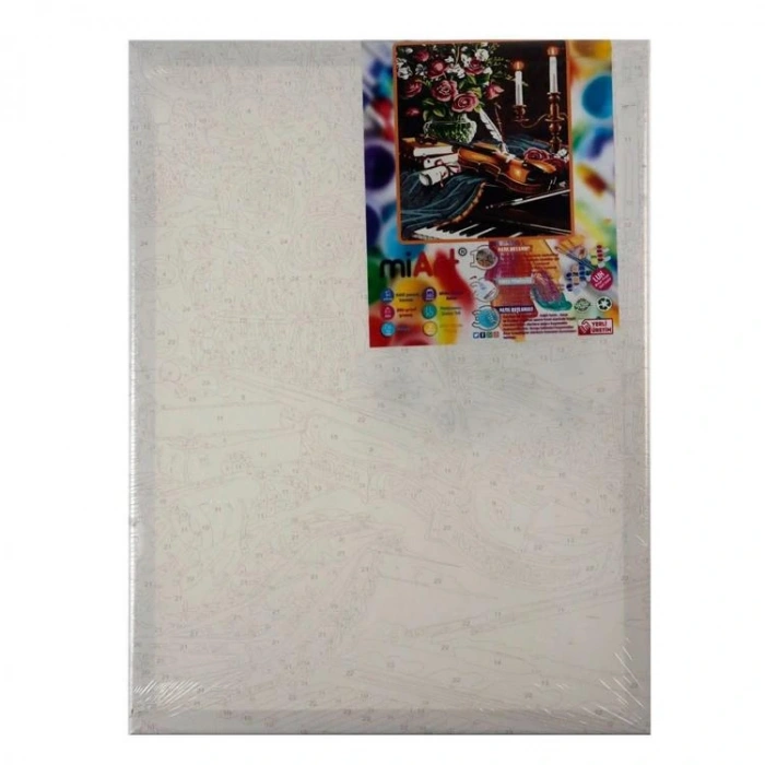 MİART 30X40 SAYILARLA BOYAMA TUVAL - KEMAN VE PİYANO