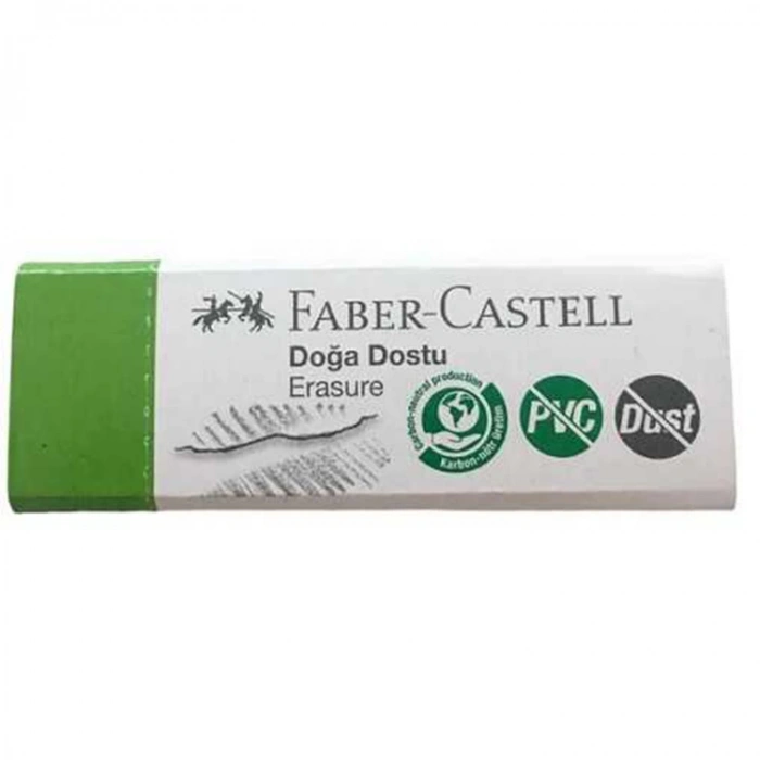 FABER CASTELL DOĞA DOSTU DUST-FREE  PVC-FREE BÜYÜK YEŞİL SİLGİ - 5130187254