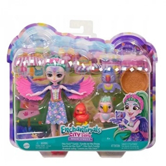 ENCHANTIMALS GJX43-HKN15 FİLİA FİNCH  AİLE SERİSİ OYUN SETİ