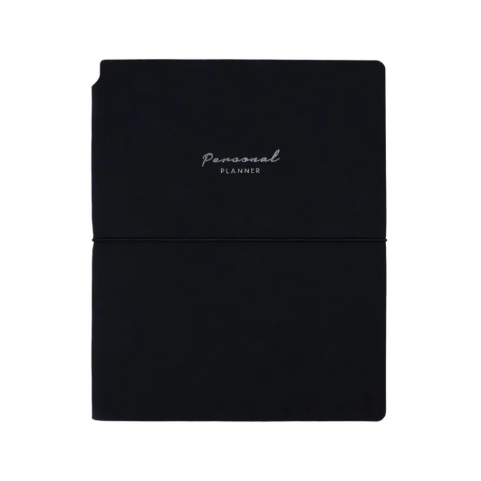 VICTORIAS JOURNALS 1093 KUKA SOFT KAPAK NOTEBOOK 19x25cm 80gr.96YP. ÇİZGİLİ DEFTER SİYAH