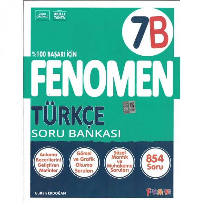 FENOMEN 7. SINIF TÜRKÇE B SORU BANKASI