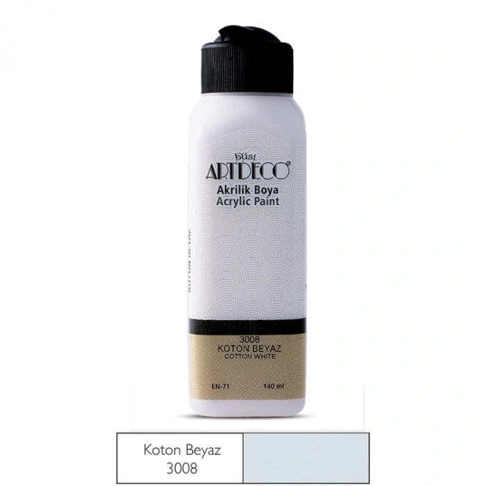ARTDECO AKRİLİK BOYA 140 ML. KOTON BEYAZ