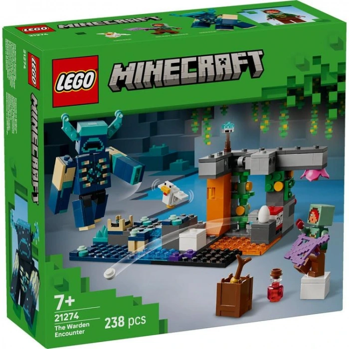 LEGO MINECRAFT 21274 THE WARDEN ENCOUNTER 238 PARÇA 7+