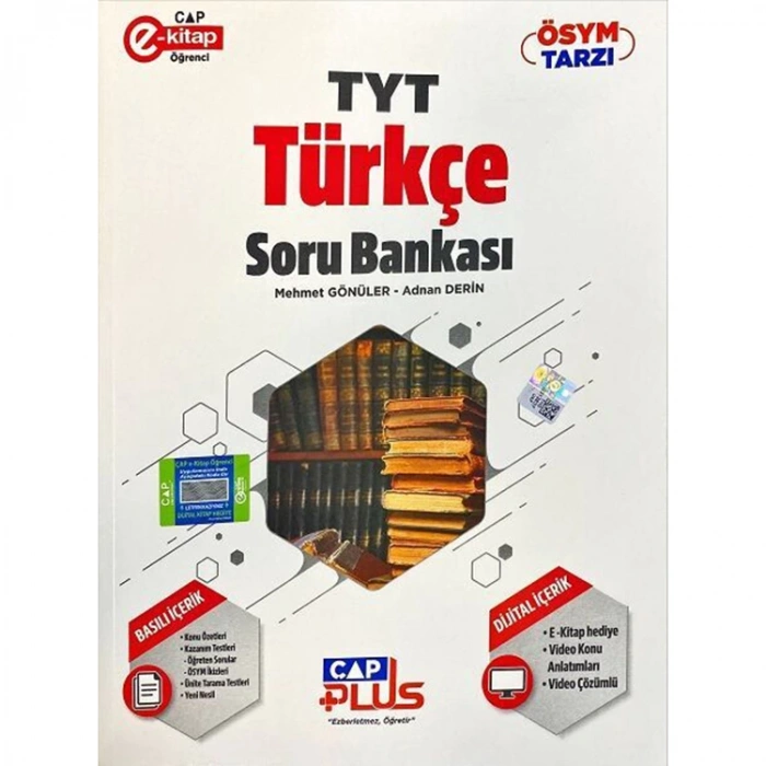 ÇAP YAYINLARI TYT TÜRKÇE PLUS SORU BANKASI