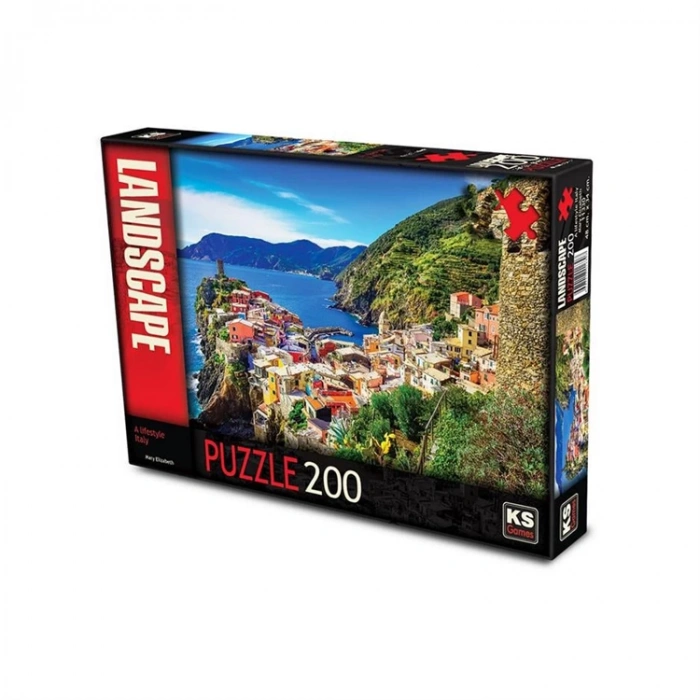 KS GAMES 11330 A LIFESTYLE ITALY 48x34cm YAPBOZ/PUZZLE 200 PARÇA