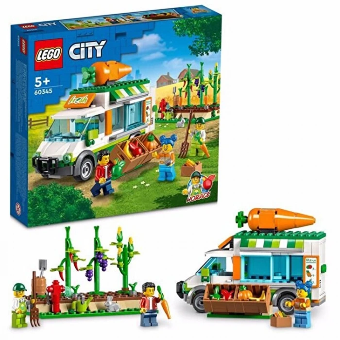 LEGO CITY 60345 ÇİFTÇİ PAZARI MİNİBÜSÜ 6379665