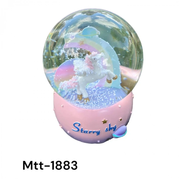 MOTTO MTT-1883 PİLLİ IŞIKLI MÜZİKLİ ÜFLEMELİ KAR KÜRESİ BÜYÜK BOY -  STARY SKY