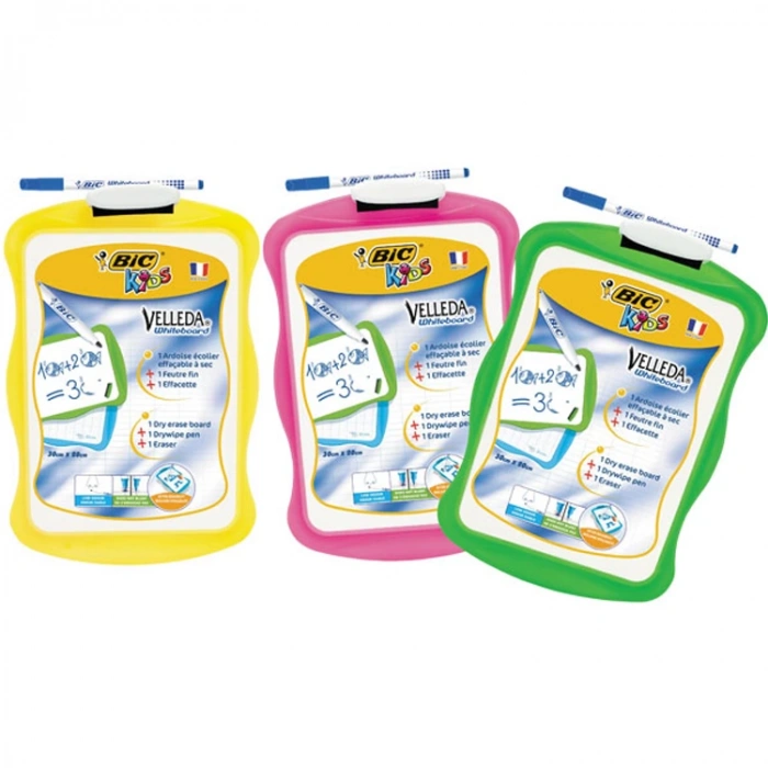 BİC MİNİ BEYAZ YAZI TAHTA + 1218 KALEM + 1721 SİLGİ