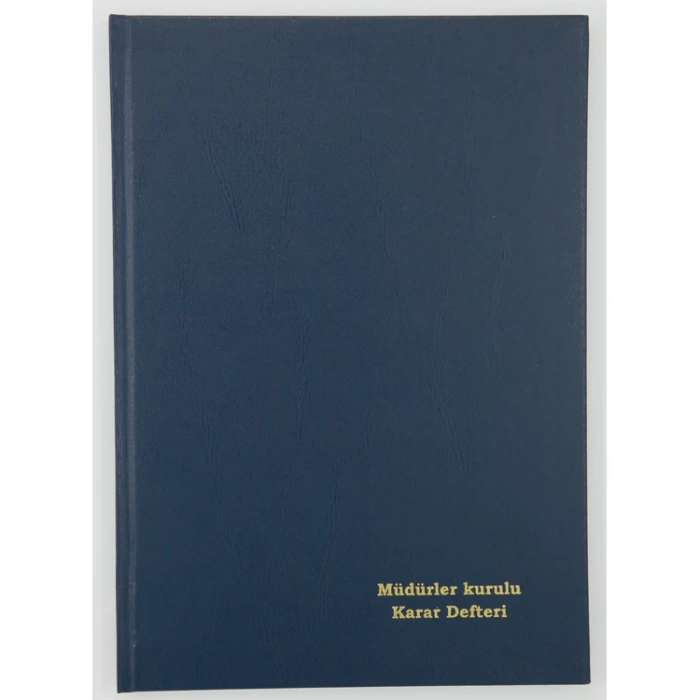 DİLMAN MÜDÜRLER KURULU KARAR DEFTERİ CİLTLİ 96yp.