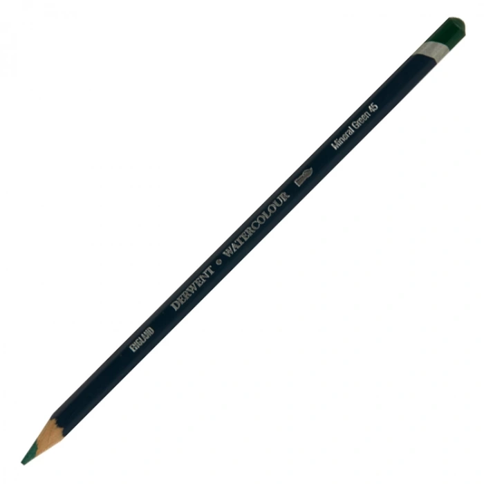 DERWENT NEW WATERCOLOUR PENCIL- SULUBOYA KALEMİ- MINERAL GREEN 45