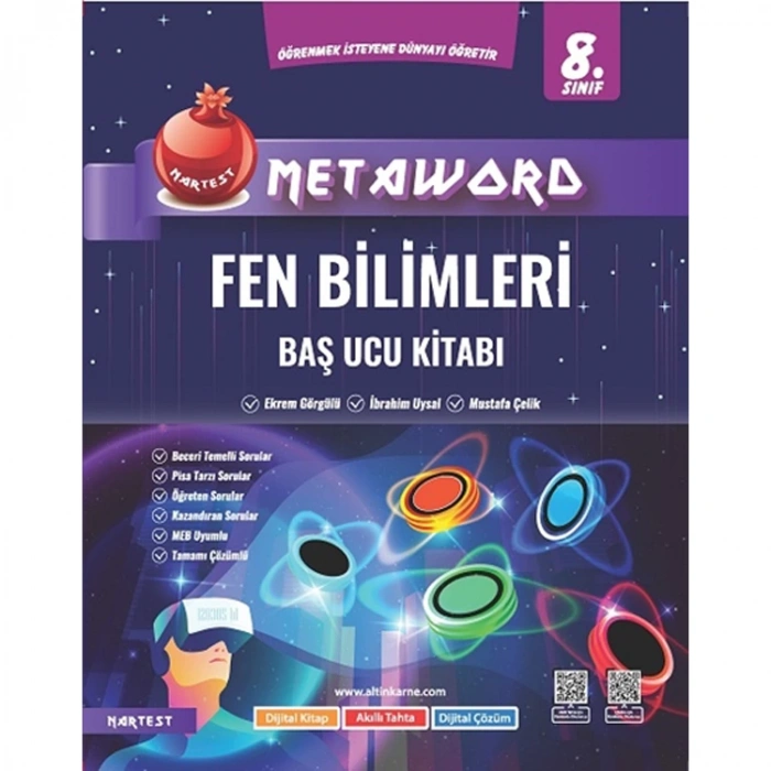 NARTEST 8. SINIF METAWORD FEN BİLİMLERİ BAŞ UCU KİTABI