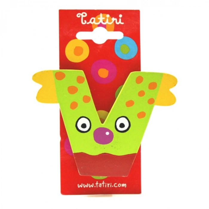 TATİRİ AHŞAP DEKORATİF HARF (V)