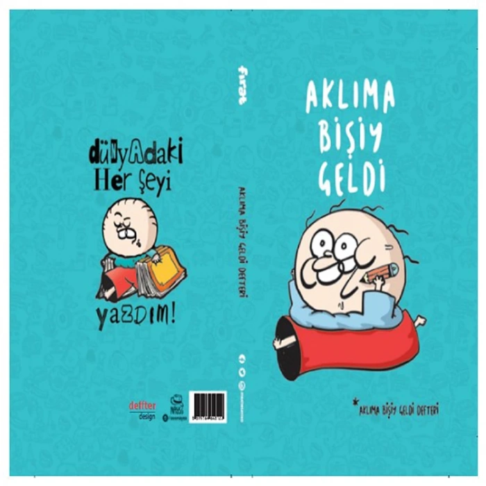 DEFFTER UYKUSUZ AKLIMA BİŞİY GELDİ 64857-3 SERT KAPAK 96 YP.ÇİZGİLİ DEFTER