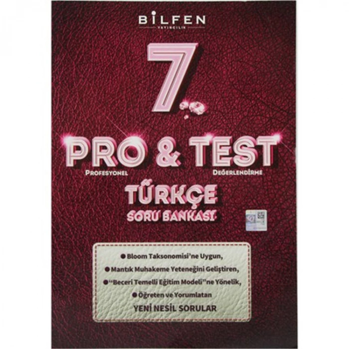 BİLFEN 7. SINIF PRO& TEST TÜRKÇE SORU BANKASI