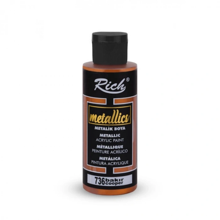 RİCH MET-120-03964 METALİK BOYA 120 CC BAKIR