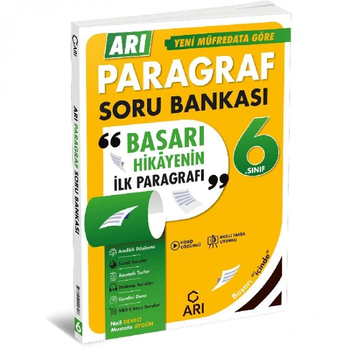 ARI 6. SINIF PARAGRAF SORU BANKASI