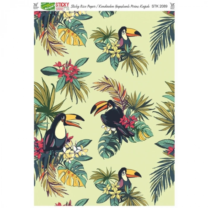 RİCH STK2089 KENDİNDEN YAPIŞKANLI STİCKY PİRİNÇ KAĞIDI