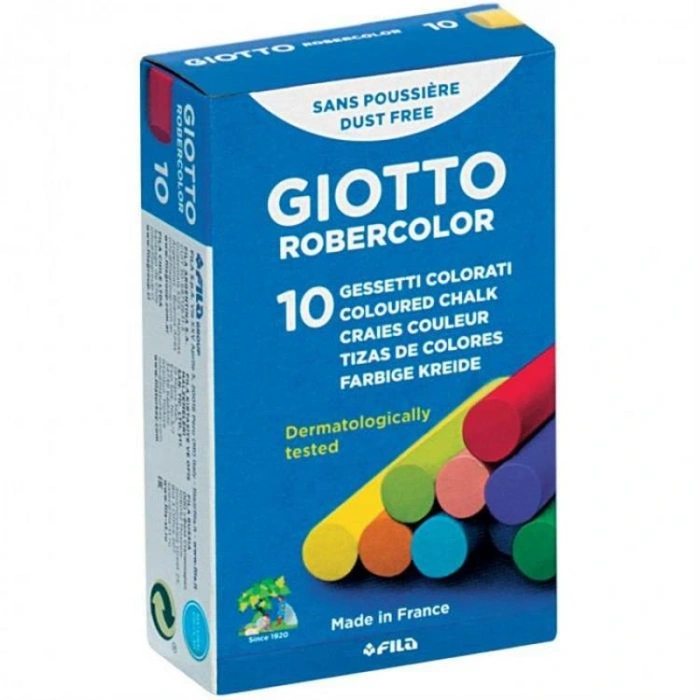 ROBERCOLOR KARIŞIK RENKLİ TEBEŞİR 10LU