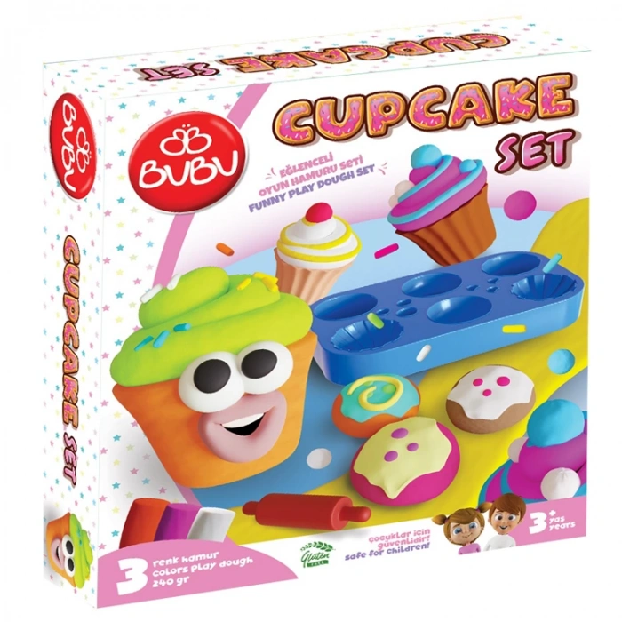 BU-BU OYUN HAMURU SETİ CUPCAKE (S)  BUBU- OH0021