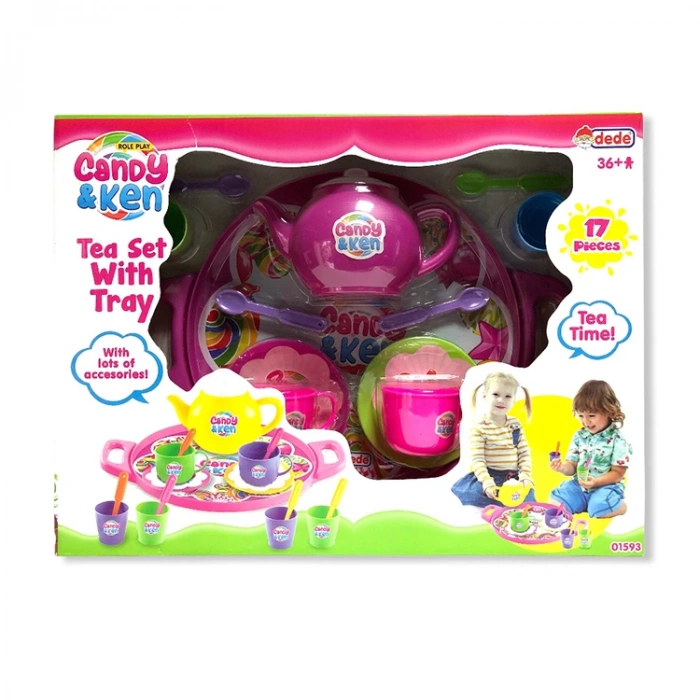 DEDE CANDY ÇAY FİNCAN SETİ TEPSİLİ DEDE- 01593