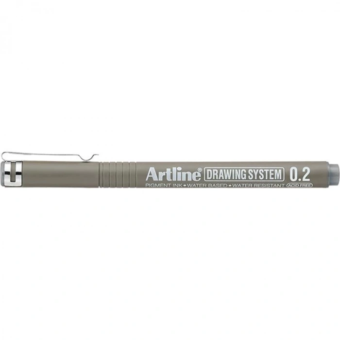 ARTLINE 232N DRAWİNG SYSTEM ÇİZİM KALEMİ 0.2 mm GREY