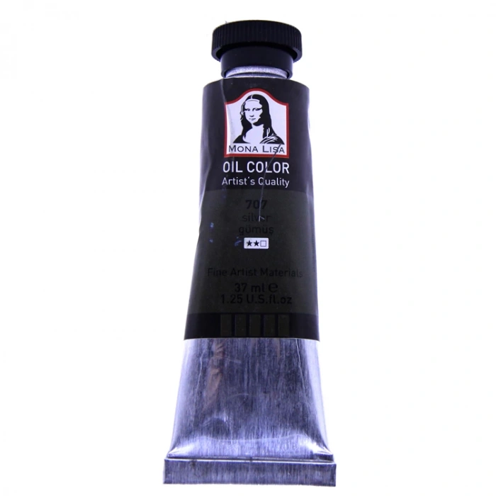 MONALİSA YAĞLI BOYA 37 ML TÜP  MO037-707 GÜMÜŞ