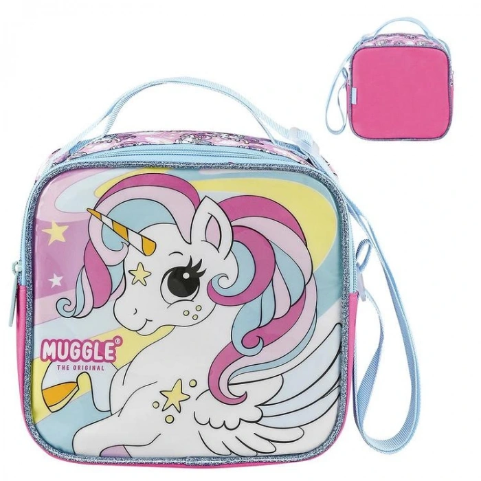 MUGGLE MU-9056 UNICORN KOLEKSİYONU TEK GÖZLÜ BESLENME ÇANTASI