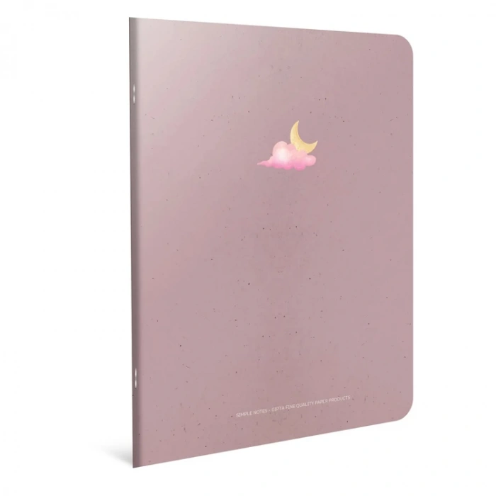 GIPTA SIMPLE NOTES TEL DİKİŞLİ KARTON KAPAK A6 60YP. ÇİZGİSİZ NOT DEFTERİ