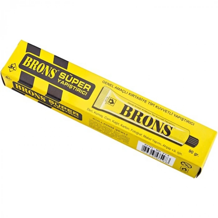 BRONS BR-414 90gr SIVI YAPIŞTIRICI SOLVENTLİ