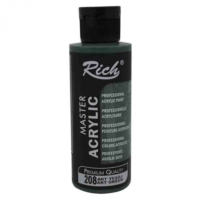 RİCH AKR-120-208 AKRİLİK BOYA 120 CC ART YEŞİLİ