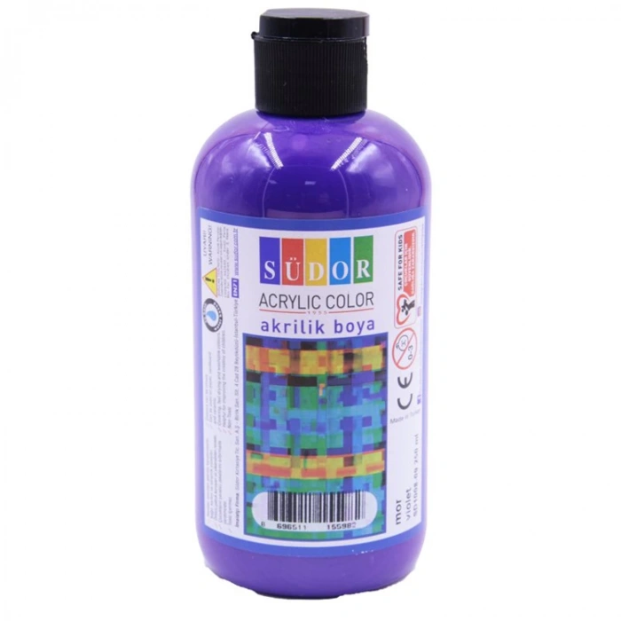 SÜDOR SD1008-09 AKRİLİK BOYA 250 ML MOR