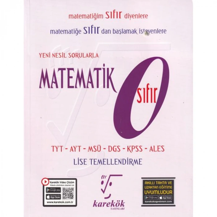 KAREKÖK YENİ NESİL SORULARLA MATEMATİK SIFIR