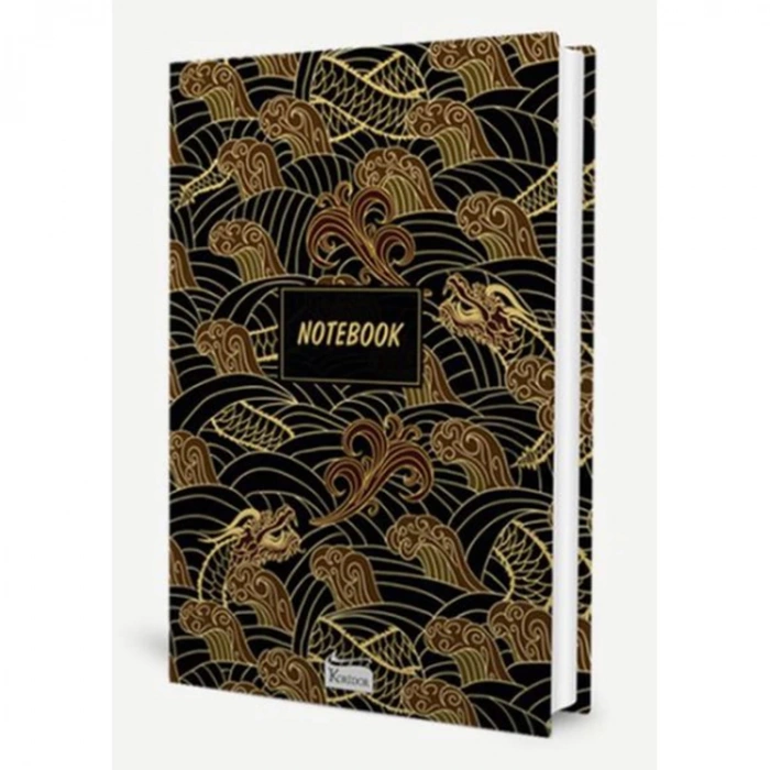 KORİDOR NOTEBOOK 14X20cm BEZ CİLT KAPAKLI ÇİZGİLİ DEFTER - 4