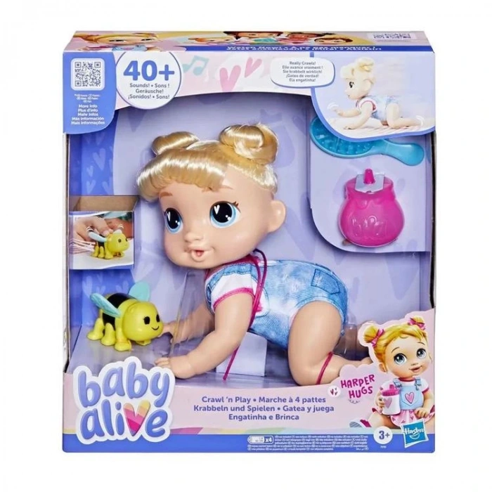 HASBRO F9709 BABY ALIVE EMEKLEYEN SARIŞIN BEBEĞİM