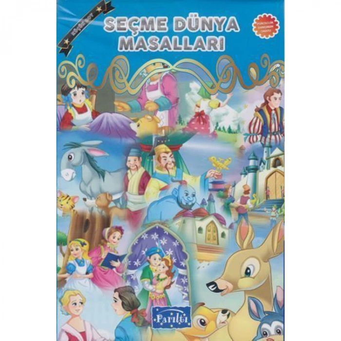 PARILTI  SEÇME DÜNYA MASALLARI 25li SET - KÜÇÜK BOY