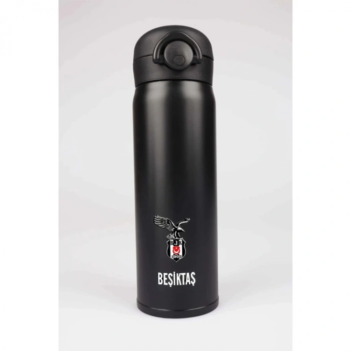 TMN 555274 BEŞİKTAŞ ÇELİK MATARA (TERMOS) KİLİTLİ 500ML