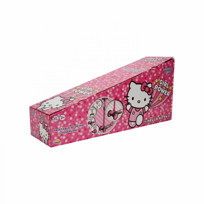 SUNMAN 3068 HELLO KITTY TWISTABLE ÜÇ TEKERLEKLİ FRENLİ SCOOTER