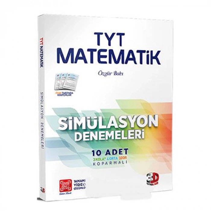3D TYT MATEMATİK SİMÜLASYON 10LU DENEMELERİ