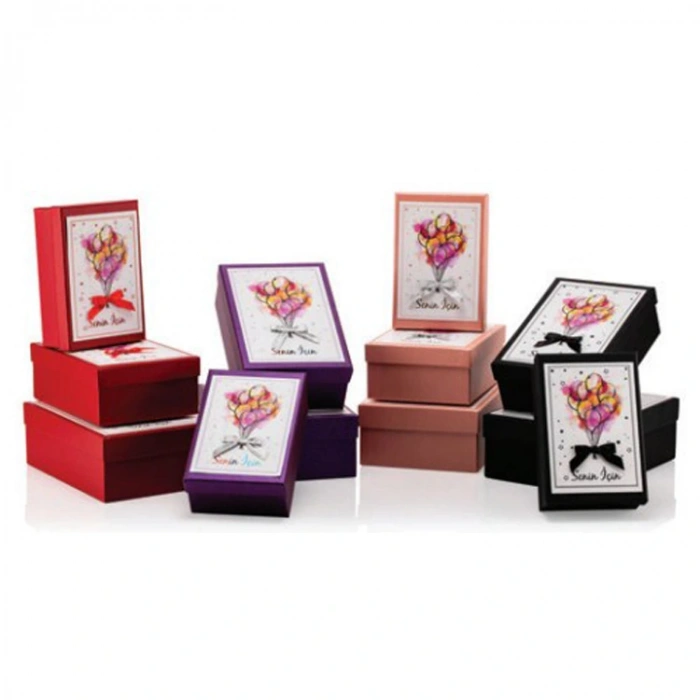 GIPTA FOR YOU DİKDÖRTGEN MIX HEDİYE KUTUSU BX9299 C 160x230x90 mm - TEKLİ