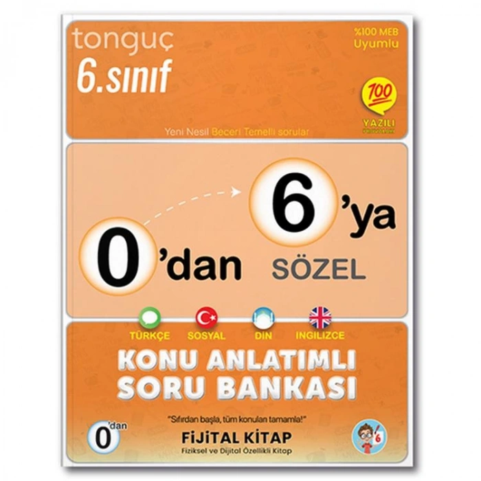 TONGUÇ 0DAN 6YA  SÖZEL KONU ANLATIMLI SORU BANKASI