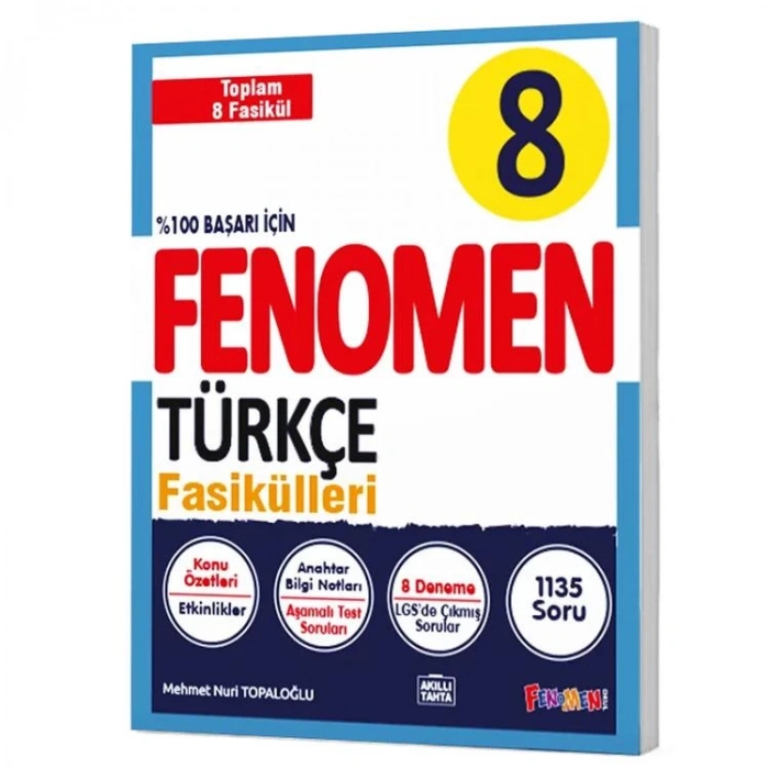 GAMA 8. SINIF FENOMEN TÜRKÇE FASİKÜL SETİ 8 FASİKÜL
