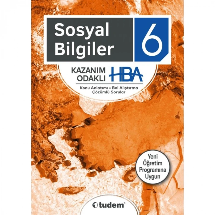 TUDEM 6. SINIF SOSYAL BİLGİLER KAZANIM ODAKLI HBA