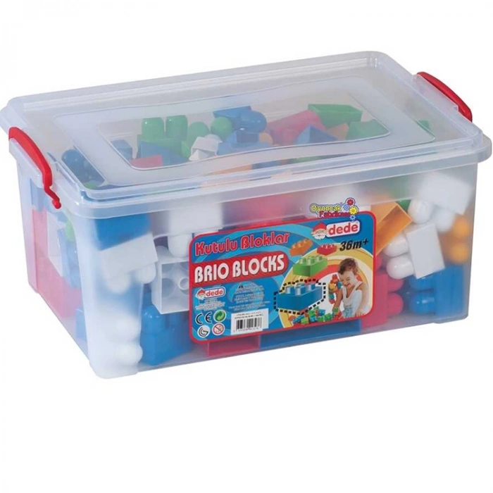 DEDE 01328 KUTULU BÜYÜK BRIKKO BLOKLAR LEGO NO:4 250 PARÇA