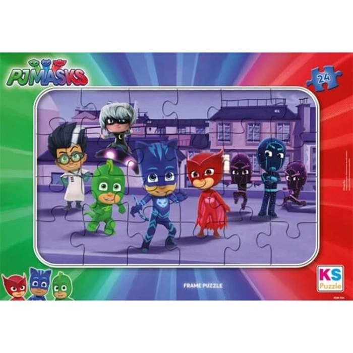 KS GAMES PJM 704 PJMASKS FRAME YAPBOZ/PUZZLE 24 PARÇA  3+