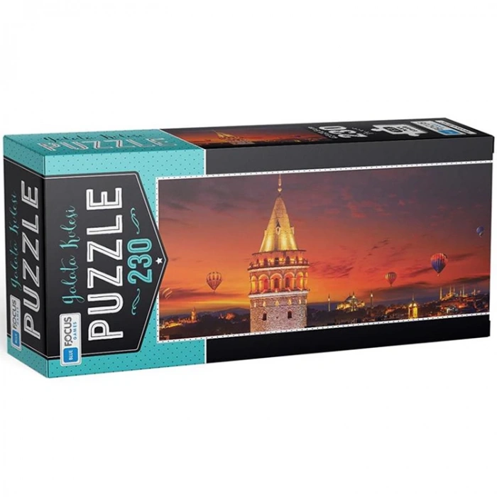 BLUE FOCUS BF197 GALATA KULESİ PUZZLE YAPBOZ 47,5x21,5cm 230 PARÇA