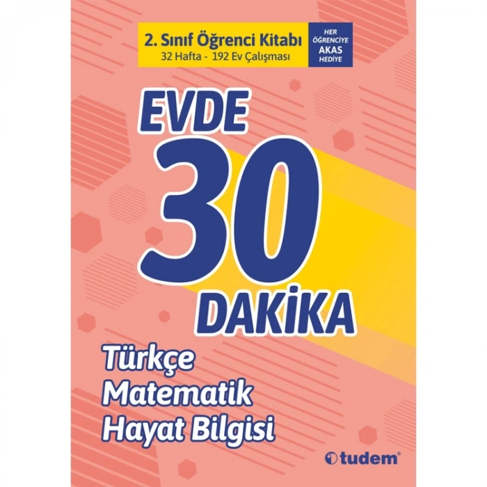 TUDEM 2. SINIF EVDE 30 DKÖĞRENCİ KİTABI