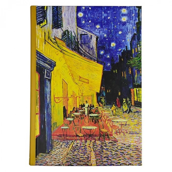 DEFFTER ART OF WORLD / VAN GOGH SERT KAPAK A5 ÇİZGİSİZ DEFTER